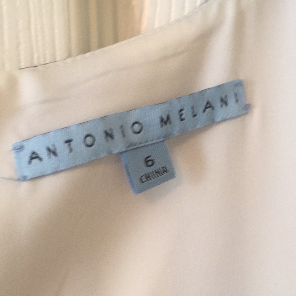 NWT Antonio Melani blue and white striped dress - Picture 6 of 6